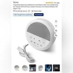 Yogasleep Sound Machine & Night Light